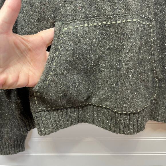 Columbia Alpine Sweater Wool Blend 1/4 Zip Pullover Sweater Size M - Picture 6 of 11